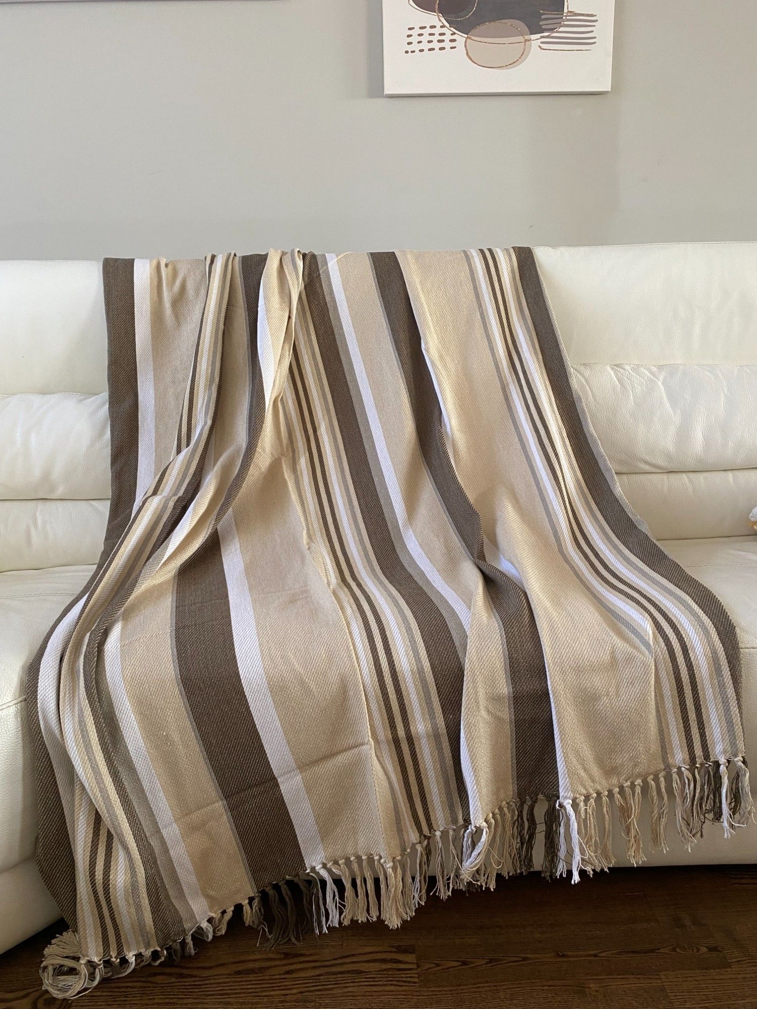 Ćebe Resa 150x200cm braon/bež 3 Ćebe Resa 150x200cm braon/bež
