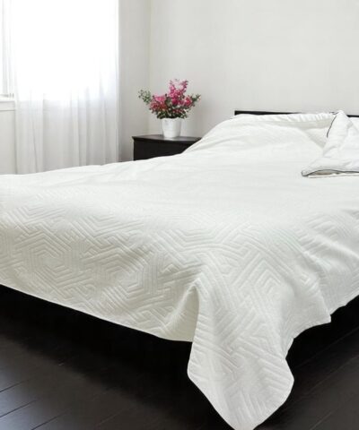 Frotirni prekrivač Winter 400g/m2 150x200cm Bela boja