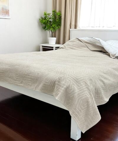 Frotirni prekrivač Winter 400g/m2 150x200cm Krem boja