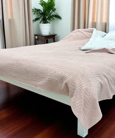 Frotirni prekrivač Winter 400g/m2 200x200cm Roze boja
